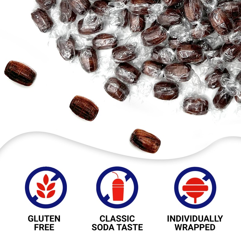 Root Beer Barrels Candy - 1 Pound Bulk Bag -