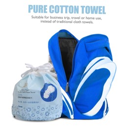 IWOWHERO Portable Face Towel Deep Cleaning Facial Towel Makeup Remover Cotton Muslin Face Cloth Random Color