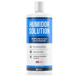 Humidor Solution, Propylene Glycol for cigar humidifiers, 32oz Humidor Accessories by Essential Values