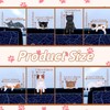 Tucnoeu 8pcs Cute Cat Fingurine, Mini Cat Figurines, Computer Monitor