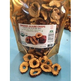 Unbranded 100% Organic Jujube Fruit Chips 1/2 LB(8 oz) 대추 Hong Zao 紅棗 táo tàu