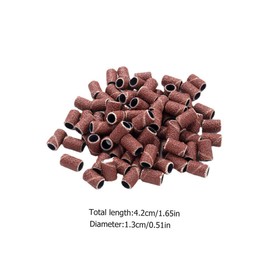 Baluue Nail Sanding Bands for Electric Drill Efficient Manicure Tool Rough for Easy Polishing for Nail Art and Salon Use