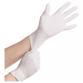 Descarpack Guante Látex Caja 100 Pzs Mediano Blanco