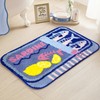 Mocsicka Sardine Bath Mat – Cute Funny Non-Slip Waterproof Blue