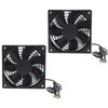 Pack of 2 USB Computer Case Fans, Small Compact Fan,