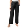DAVID ARCHY Women's Pajama Pants Comfy Bamboo Rayon Wide Legs