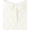 Gymboree,Girls,and Toddler Short Sleeve Peter Pan Collar Sweater,White,6