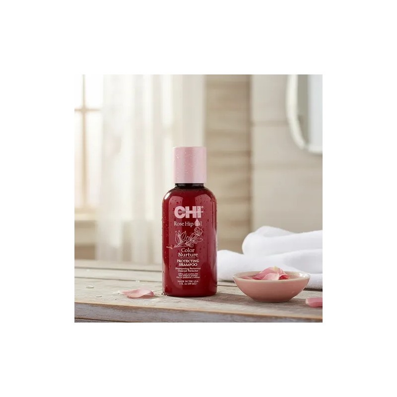 Shampoo Para Cuidado De Color Chi Rose Hip Oil 59ml