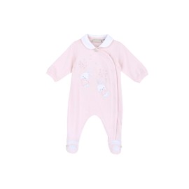 Chicco, Lightweight and soft cotton romper for newborns, with practical front and crotch opening, ideal for spring and autumn, designed in Italy, baby clothes 0-24 months
