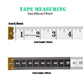 Pack of 5 Tape Measure 2 m, Tape Measure cm and Inches, Soft Tape Measure, Roll Measuring Tape 2 m, Tailor Tape, Tape Measure, Tape Measure, Tape Measure, 79 Inch, Tape Measure 79 Inch, Tape Measure