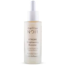 mellow NOIR Xtreme Brightening Booster 30 ml | Serum Against Pigment Spots | Reduces Dark Spots, Age Spots & Pimples on the Face | Vegan, Certified Natural Cosmetics