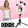 Wireless Bluetooth Selfie Stick Ring Light Mount Foldable Tripod Stand