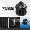 WENJTP Universal 150ml Car Oil Catch Can Kit Reservoir Tank,