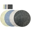 Presence Edition PVC Placemat, Round Mat, Washable, Easy Care, Diameter