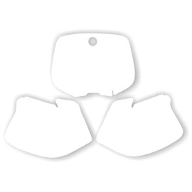 Factory EFX KTM White Number Plate Backgrounds Graphics 93-97 125 200 250 380 350 EXC SX MXC