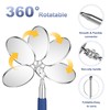 3 Pieces Telescoping Inspection Mirror, Mechanics Mirror Tool with Long