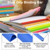 PATIKIL 10Pcs Binding Bars, 25mm Binding Bars Slide Grip 220
