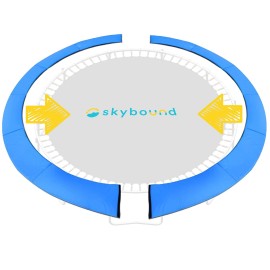 Skybound Two-Piece Easy Install Trampoline Pad Replacements (12, 14, & 15 foot) - 14ft.