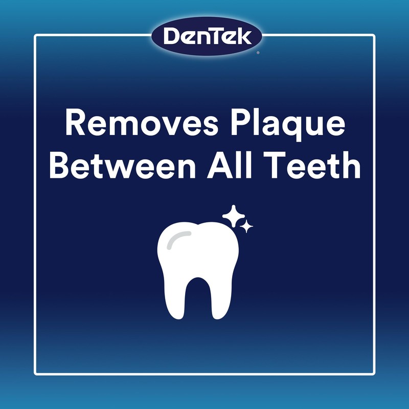 DenTek Complete Clean Floss Picks | Removes Food & Plaque