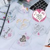 FONGKNOX 16PCS Clear Round Acrylic Discs 5cm Clear Acrylic Sheets