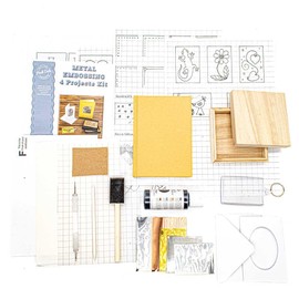 Metal Embossing Craft Kit | 4 Projects | Complete Kit