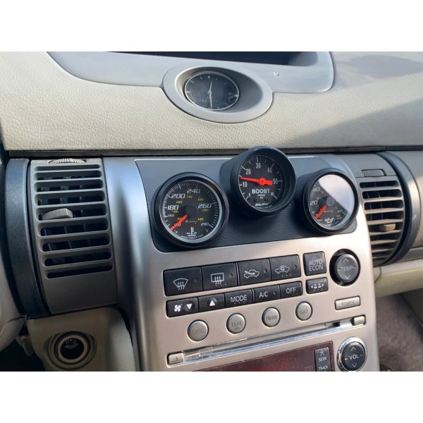 Unbranded G35 03-04 Triple Gauge Pod Straight Cubby