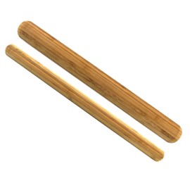 Bamboo French Style Rolling Pin Assortment - 1 Thick/1 Thin w/ Rounded Ends - 1 Each