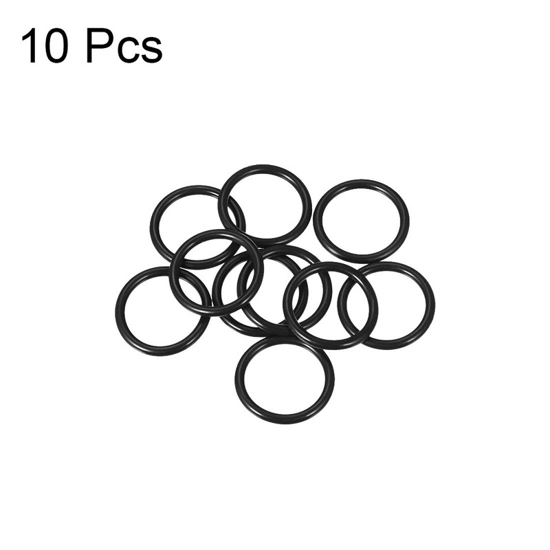 sourcing map Metric Nitrile Rubber O-Rings Sealing Ring Seals Rubber