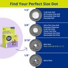 Glue Dots Double Sided Adhesive Permanent Glue Lines, 1'', Clear,