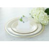 Caspari White Blooms Die-Cut Place Cards - Set of 40