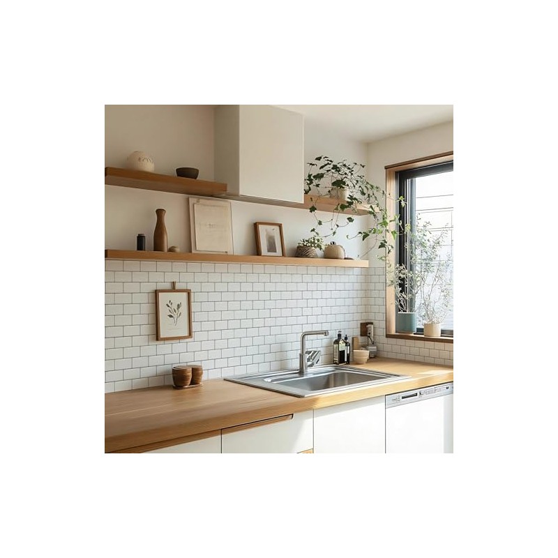 10 Sheets Thicker Design Peel and Stick Backsplash, Peel and