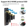 GELRHONR M.2 NVMe PCIe 4.0 Adapter with, Support M Key