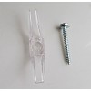 Blind Window Blind Cord Cleats Clear 12 PACK