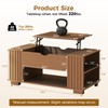 COMHOMA Lift Top Coffee Table for Living Room, 39" Center