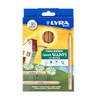 LYRA Colour Giant Natural Cardboard Case with 12 Coloured Pencils,