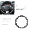 MEWANT Hand Stitched Genuine Leather Steering Wheel Cover for Subaru