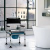 Costway 4-in-1 Commode Chair Folding Bedside Chair Seat Adjustable w/Detachable