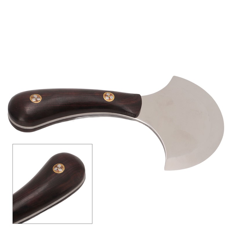 Leather Round Knife DIY One Piece Grinding Powder Steel Incisive