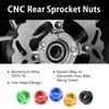 Autobahn88 Motorcycle Sprocket Nut Dress-up Kit, compatible with Honda Grom