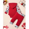 Newborn Baby Boy Valentines Day Outfit My First Valentines Day