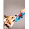 GiGwi I'm Hero TPR Armor Rabbit Plush Dog Toy with