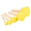 Yoogeer 30Pcs Round Paint Foam Sponge Brush Kids Painting Tools