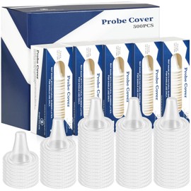 500X Ear Thermometer Covers Compatible with Braun Ear Thermometer Lense Filters Refill Caps for Digital Thermometer Ear Covers Disposable Covers(Upgrated) (500)