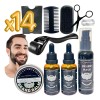 Kit Aseo Y Cuidado Barba Bigote Cuchillas Afeitado Men 14pcs