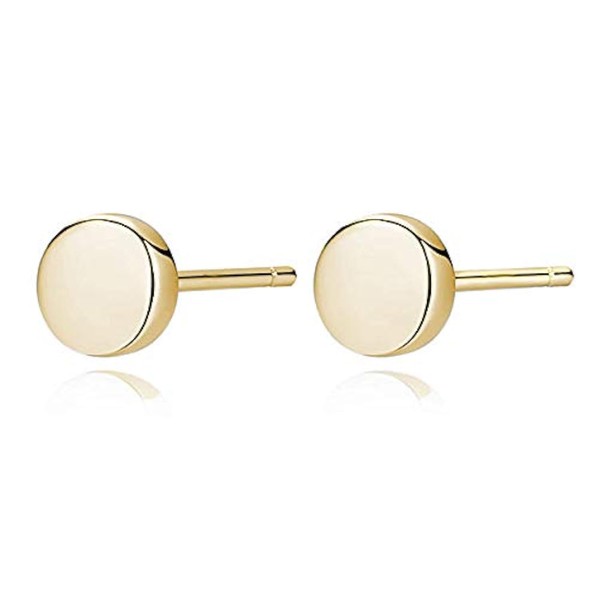 BBSSC Tiny Dot Earrings in Gold, Rose Gold, or Silver,Tiny