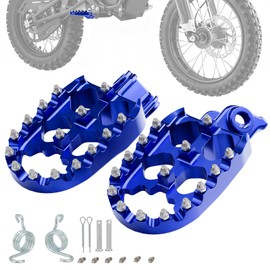 IUVWISN Electric Dirt Bike Foot Pegs CNC for Ebox Dragster Ebox 2.0 3.0 E Box 2 V2 3 72v Electric Mini Dirt Pit Bike Blue