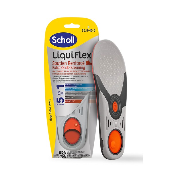 Scholl LiquiFlex Reinforced Insoles, Women's Shoes, Size, gray