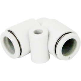 SK11 KQ2L08-00A One-Touch Pipe Fitting Elbow for 0.3 inch (8 mm) Hose