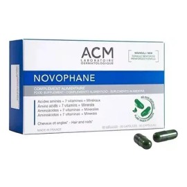 Suplemento Alimenticio Acm Novophane Cpsulas Cabello Y Uas X 60