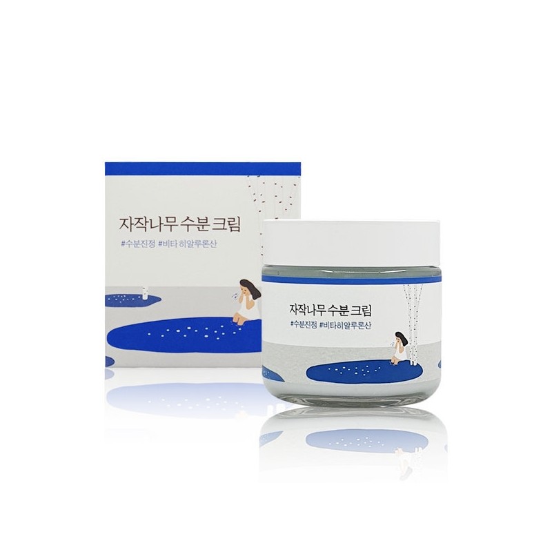 Round Lab Birch Moisture Cream 80ml/Moisturizing/Soothing / 라운드랩 자작나무 수분